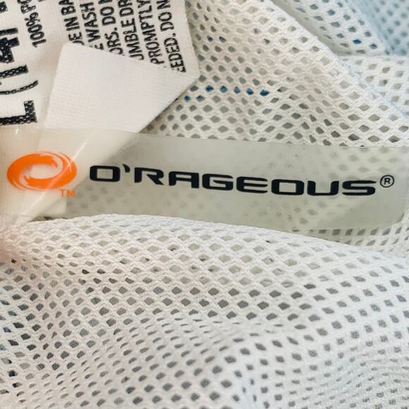 O Rageous Swim Trunks Boy S 14/16 L Blue Plaid Stripe Elastic & Tie Waist Pocket - Picture 5 of 10